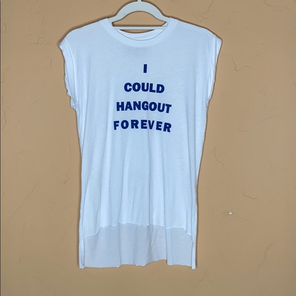 Not Another Label 'Hangout Forever' Muscle Tee - Picture 4 of 8